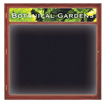 United Visual Products Open Faced Traditional Corkboard, 36x24" UV641A-BRONZE-BUFF